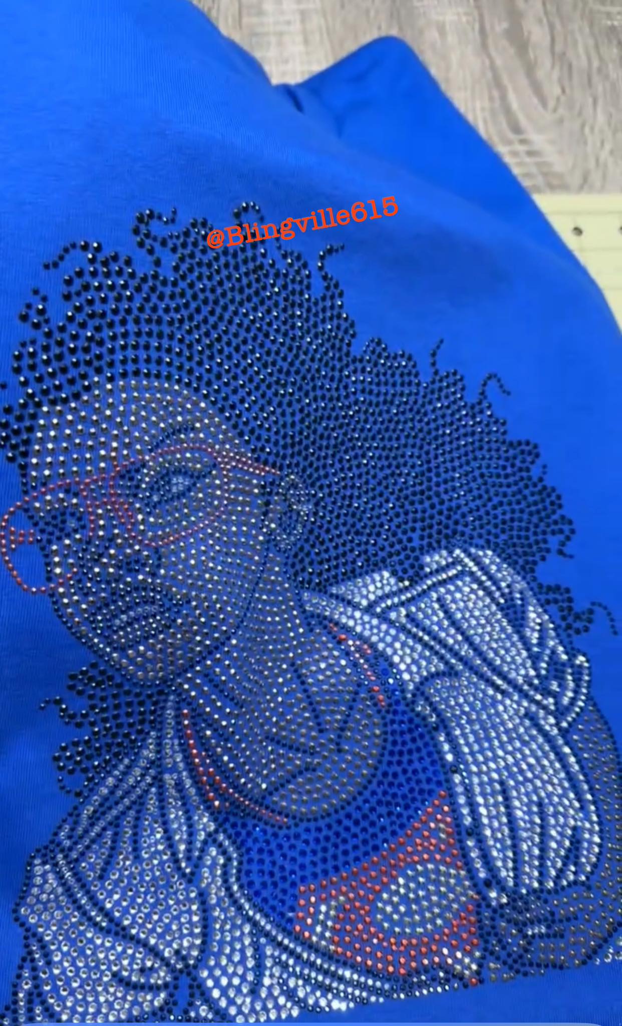 Suppa Woman Rhinestone T shirt