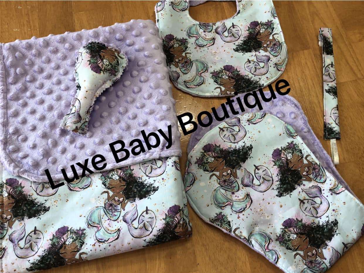 🧜🏽♀️ Brown Mermaid Baby Gift Set 🧜🏽♀️