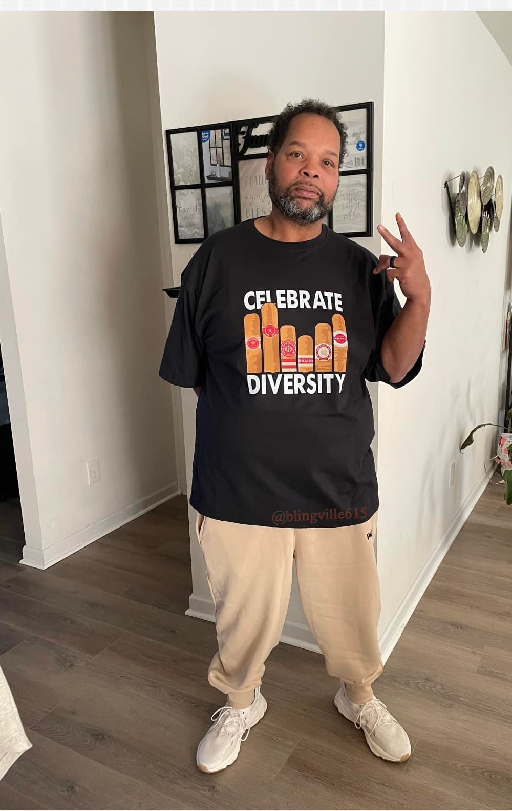 Celebrate Diversity Cigar T shirt