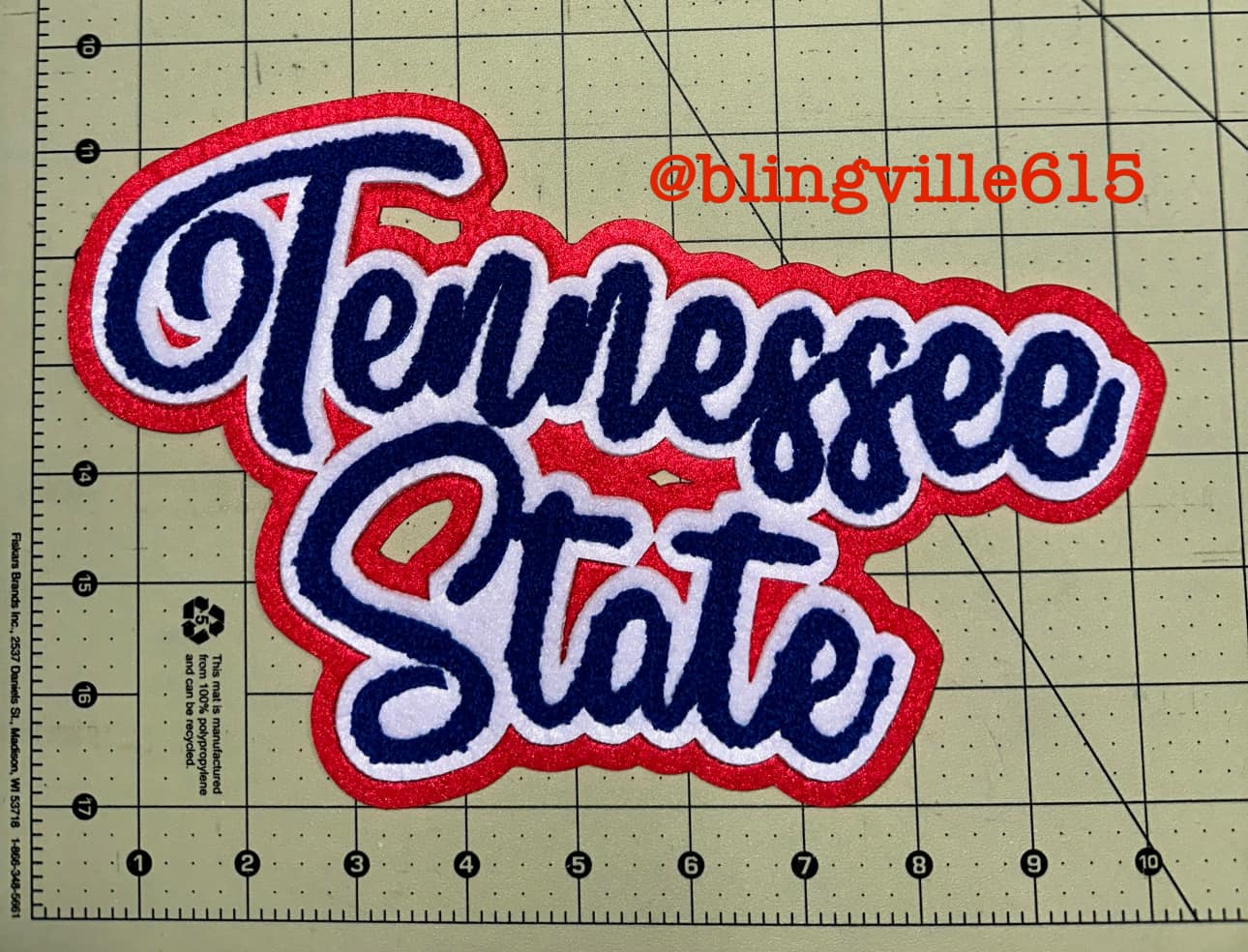 Tennessee State Iron on Patches