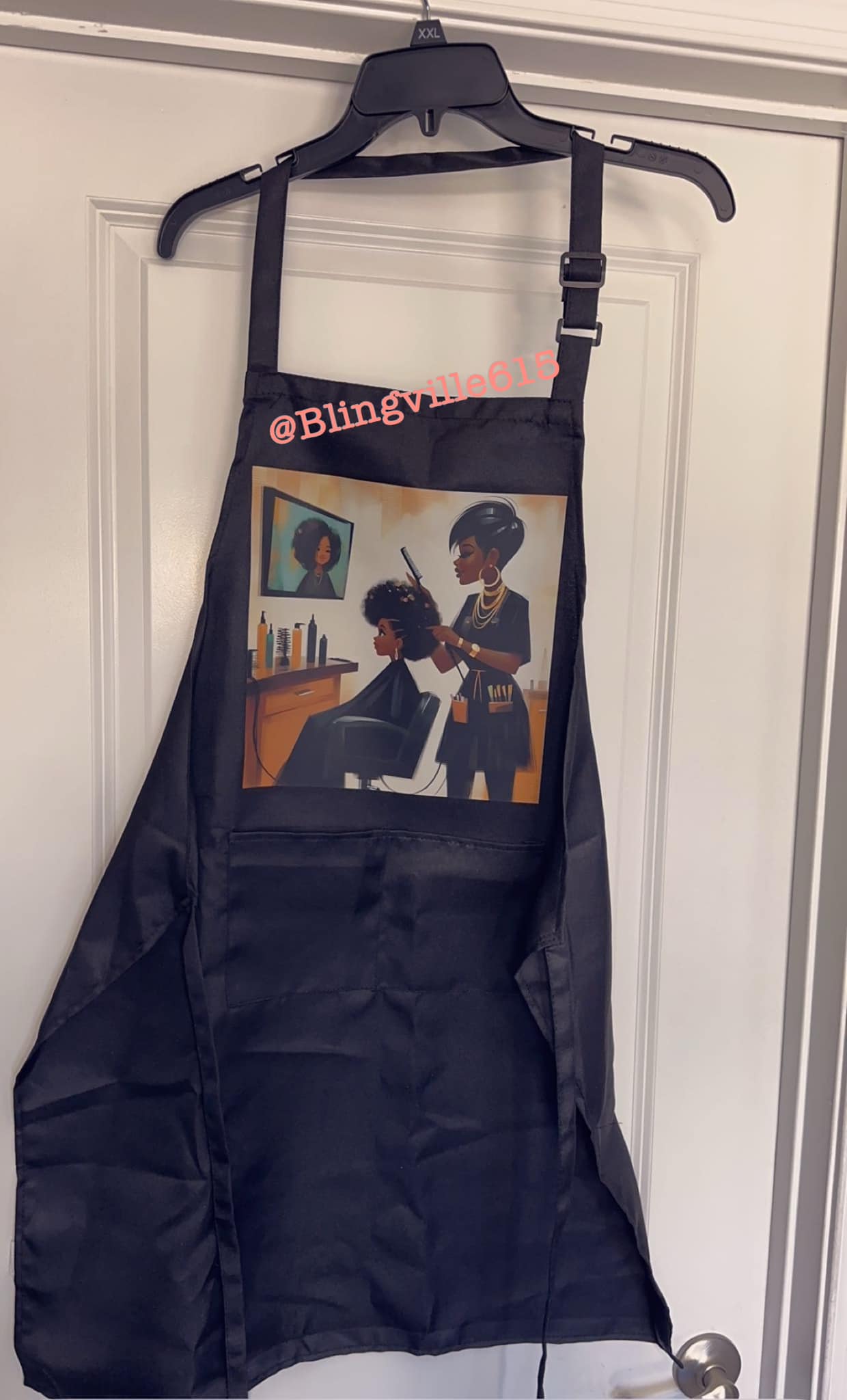 Afro Hair Styling Apron