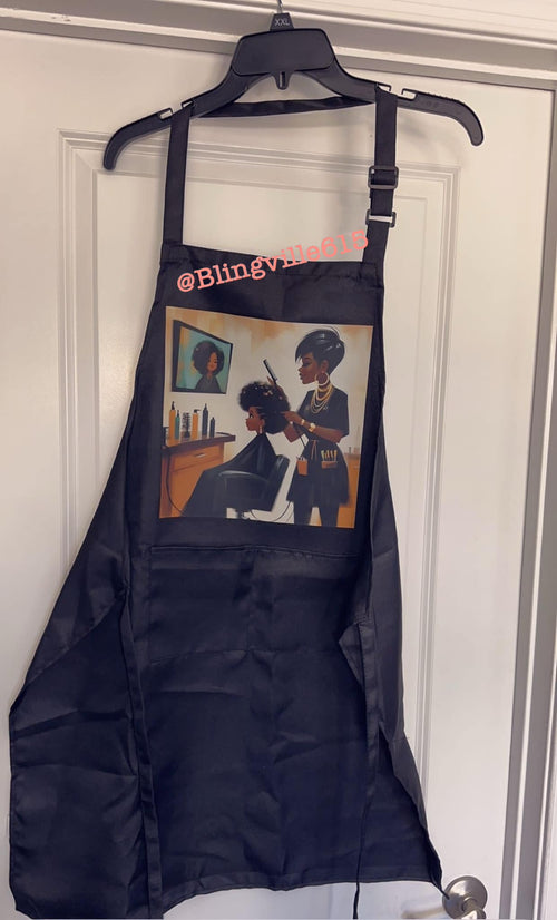 Afro Hair Styling Apron