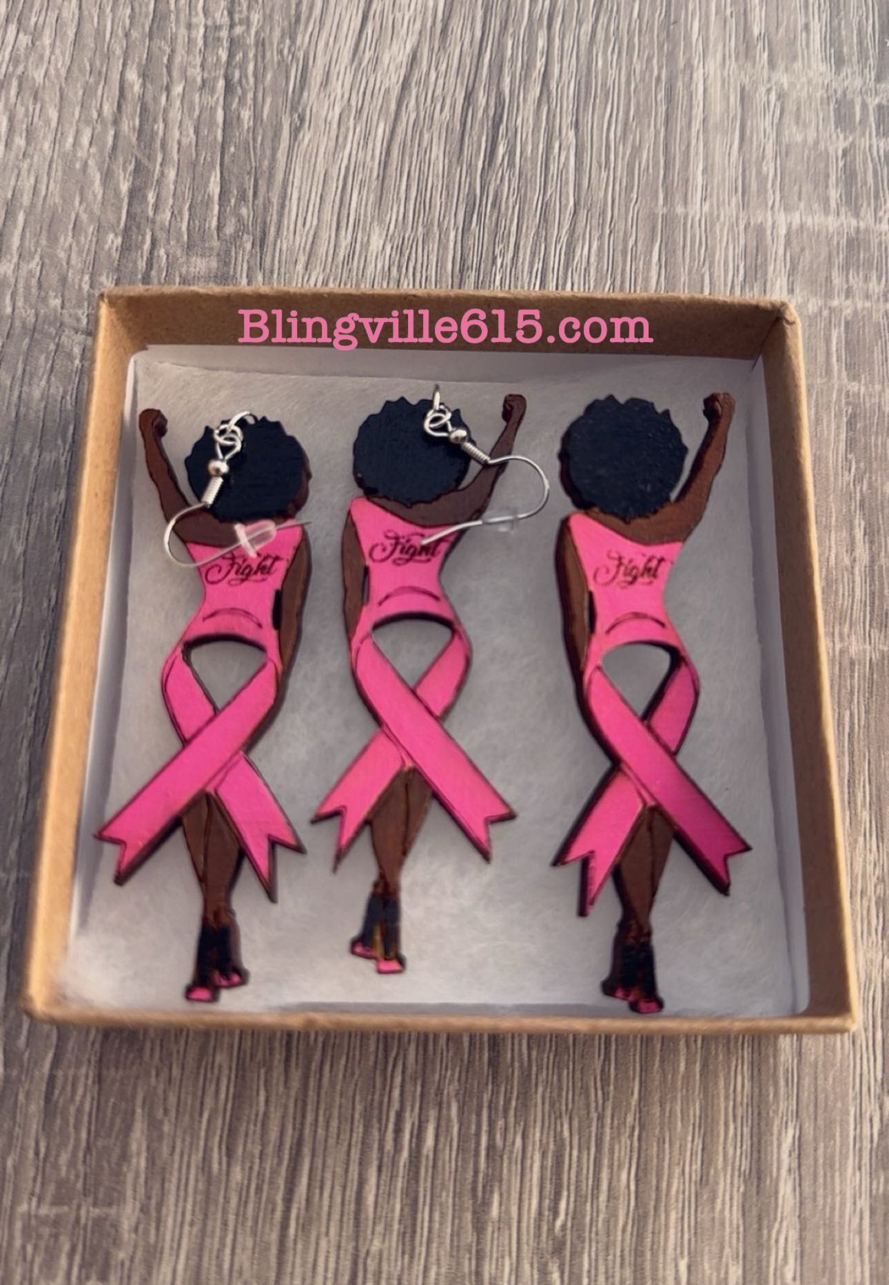 Breast Cancer Earrings