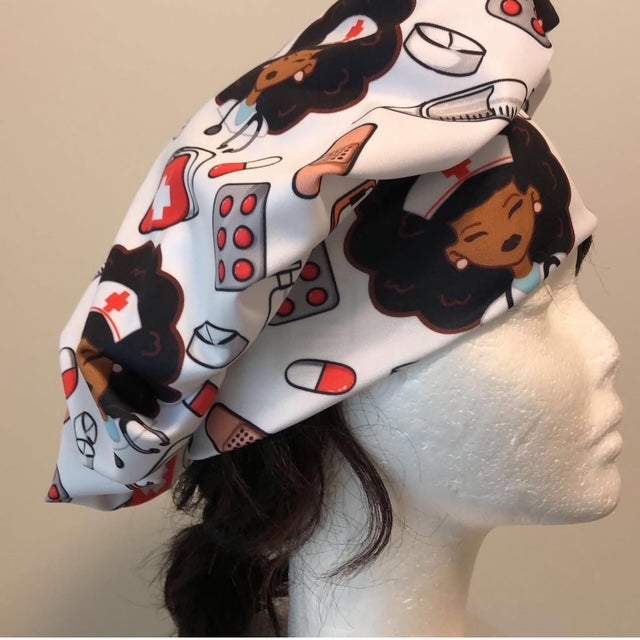 Black Nurse Scub Cap