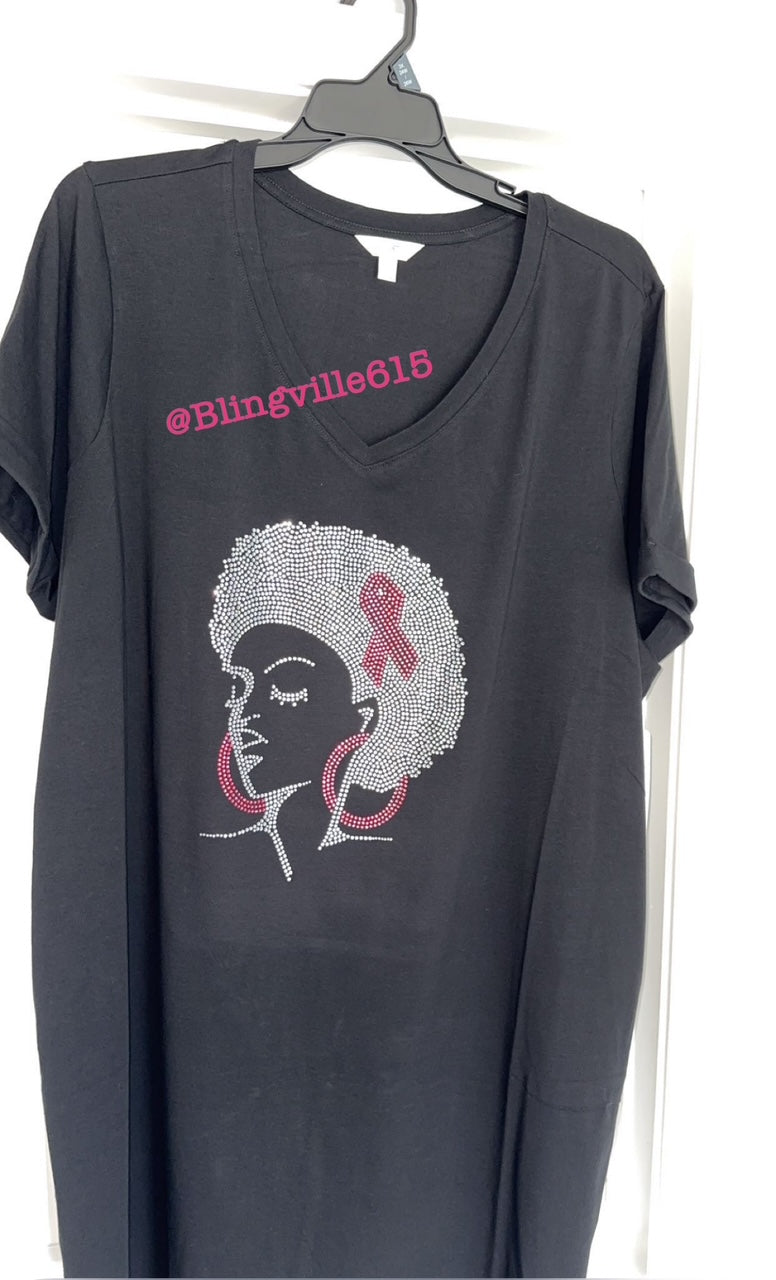 Breast Cancer Dress with Pockets
